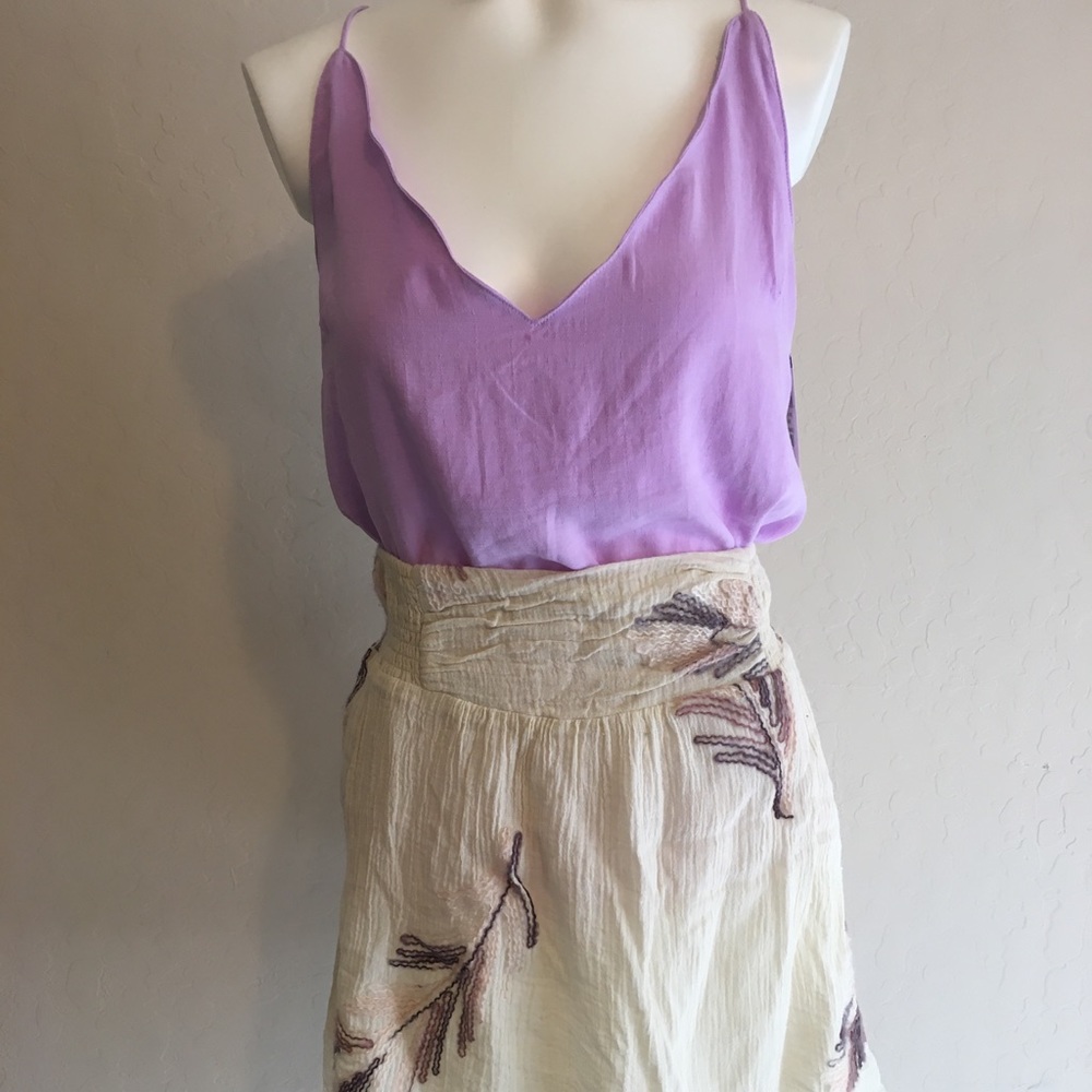 Romy Boho Knit Floral Skirt